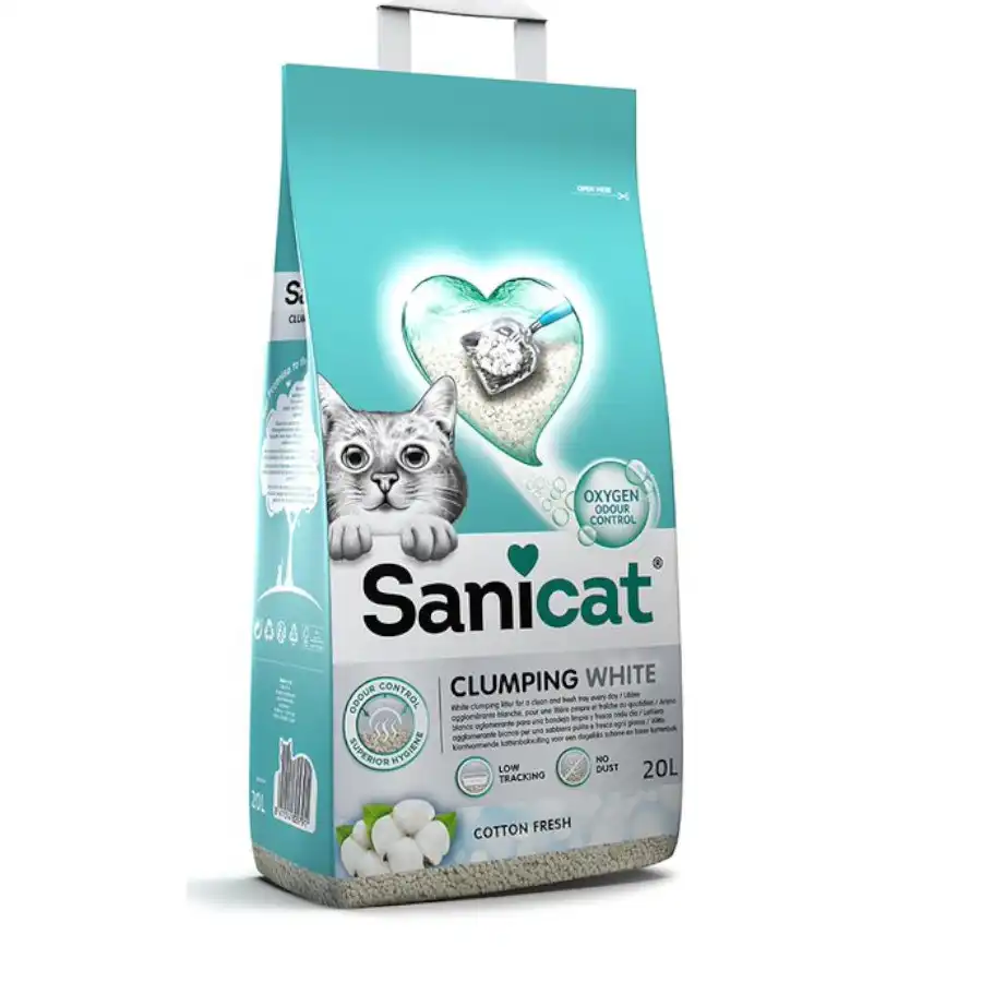 Sanicat Cotton Fresh Arena Blanca Aglomerante