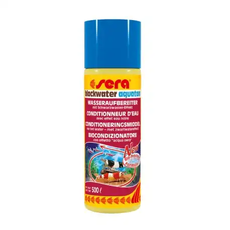 Sera Blackwater Aquatan Acondicionador de Agua para Acuarios y Peceras, 100 ml - Sera - Comparador de precios