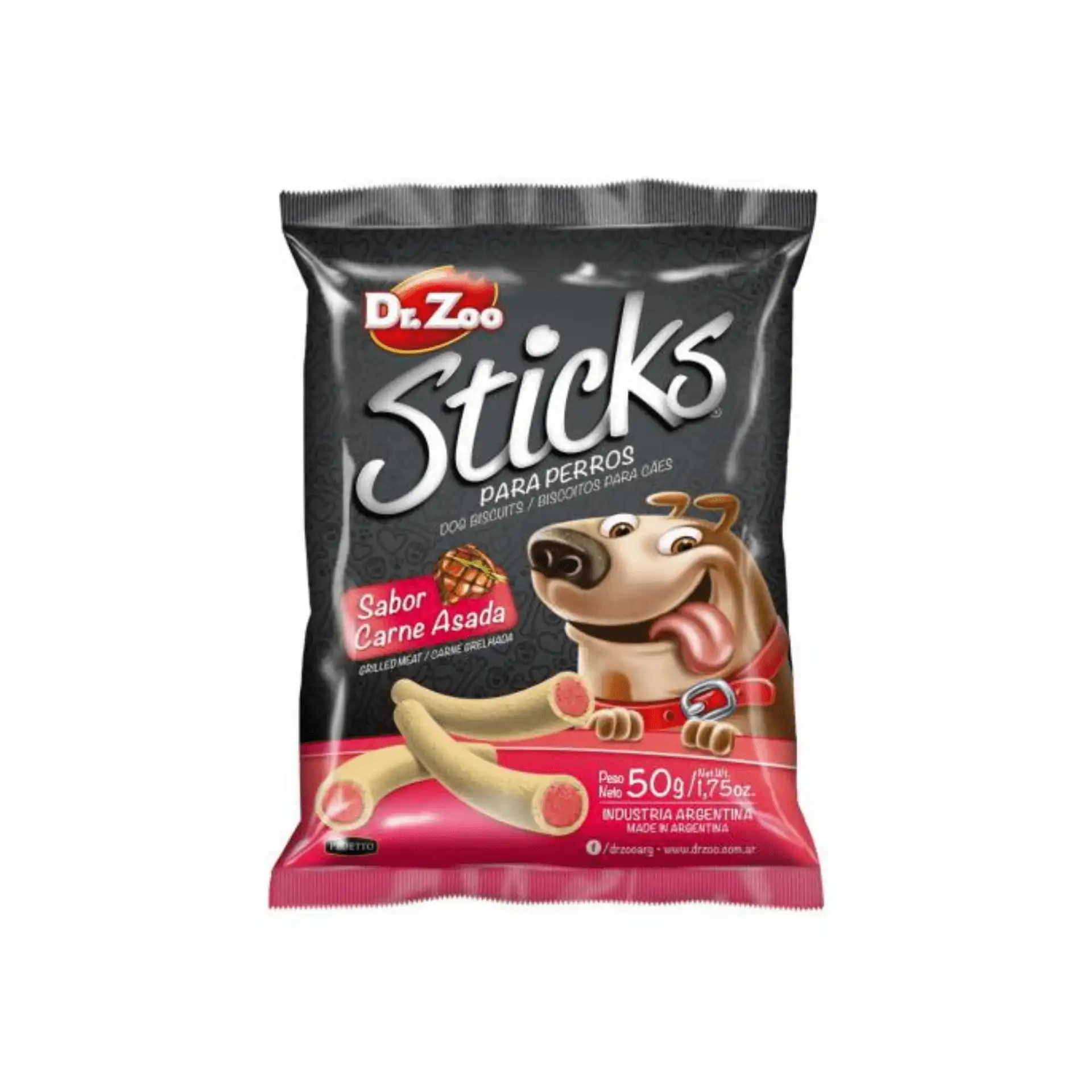 12 bolsitas x 50 g Dr. Zoo Sticks Carne Asada Para Perros - Dr.Zoo - Comparador de precios