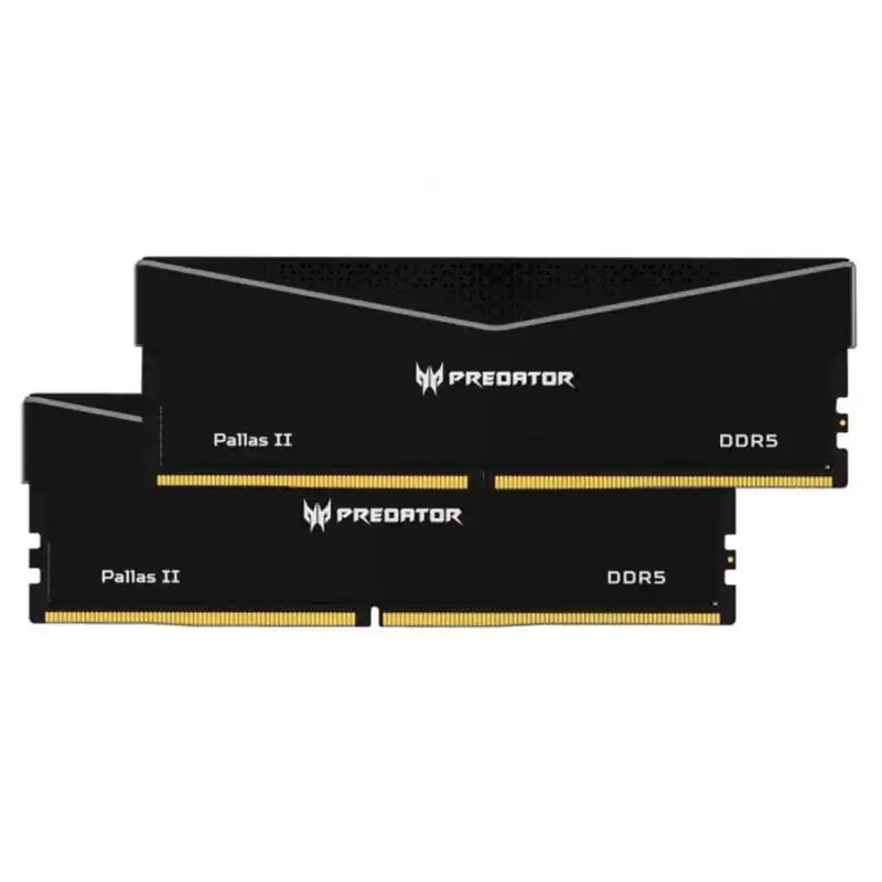 Acer Predator Pallas II DDR5 6000MHz 64GB 2x32GB CL30 Negra Intel XMP y AMD EXPO