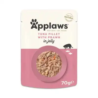 Applaws Cat Pouch en gelatina 16 x 70 g - Atún con gambas - Applaws - Comparador de precios