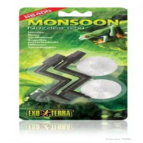 Exo Terra Boquillas de Salida y Ventosas para Monsoon - Exo Terra - Comparador de precios