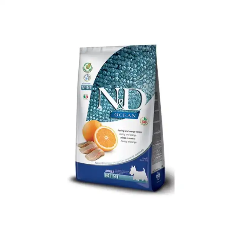 Farmina ND Dog Ocean Grain Free Mini Arenque pienso para perros, Peso 2,5 Kg. - Farmina - Comparador de precios