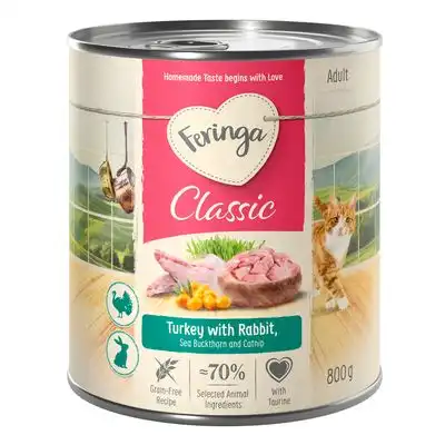 Feringa Classic Meat Menu 6 x 800 g - Conejo y pavo - Feringa - Comparador de precios