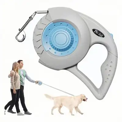 FurryFusion Correa automática para perros - Azul grisáceo - Furry Fusion - Comparador de precios