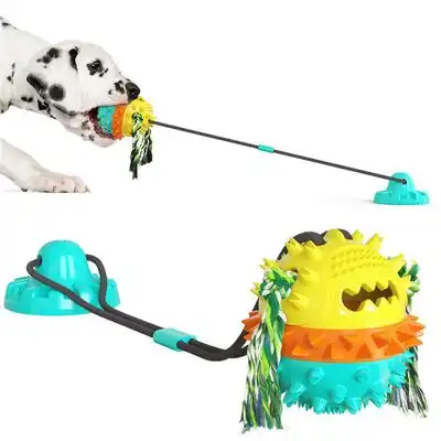 FurryFusion  masticable multifuncional para perros con cuerda tirar - Azul - Furry Fusion - Comparador de precios