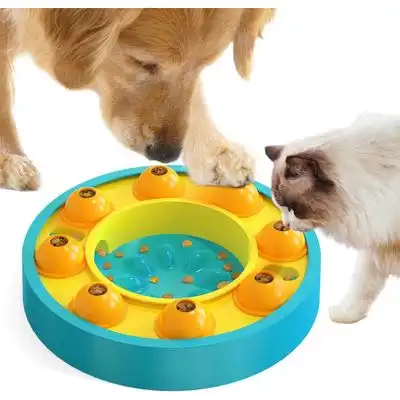 HausPets Dispensador de comida para perros - ABS, antideslizante - Lago Azul - HausPets - Comparador de precios
