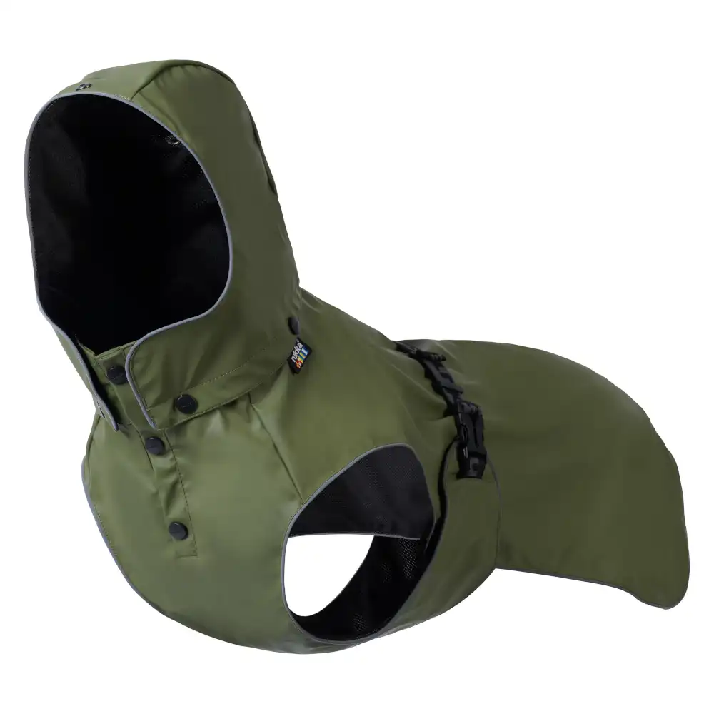 Impermeable Rukka® Streamy Eco, oliva - aprox. 55 cm de largo de espalda