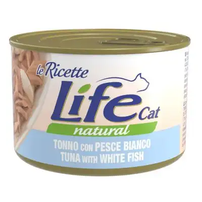 Life Cat «Le Ricette» 4 x 150 g - Atún con pescado blanco - Life Cat Natural - Comparador de precios