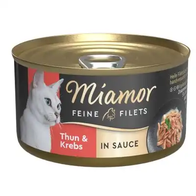 Miamor Filetes Finos en salsa 24 x 85 g - Atún y cangrejo - Miamor - Comparador de precios