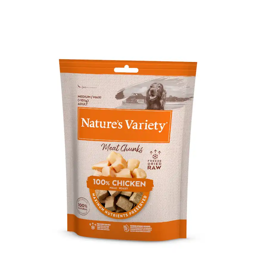 Nature's Variety Meat Chunks Pollo Liofilizado para perros - Natures Variety - Comparador de precios