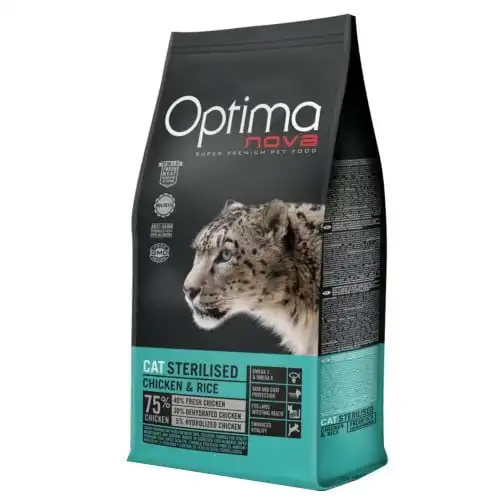 Optima Nova Sterilised Pollo y Arroz pienso para gatos - Optimanova - Comparador de precios