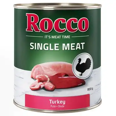 Pack Ahorro Rocco Single Meat 12 x 800 g Pavo - Rocco - Comparador de precios