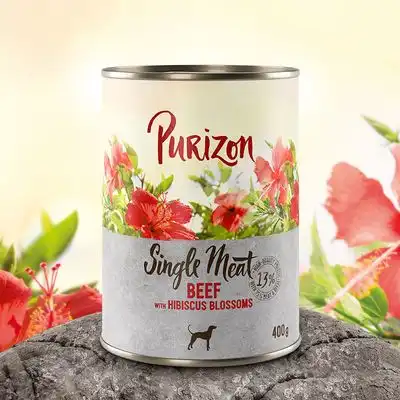 Purizon Adult / Organic 400 g - Oferta de prueba  - Single Meat: Vacuno con flores de hibisco - Purizon - Comparador de precios