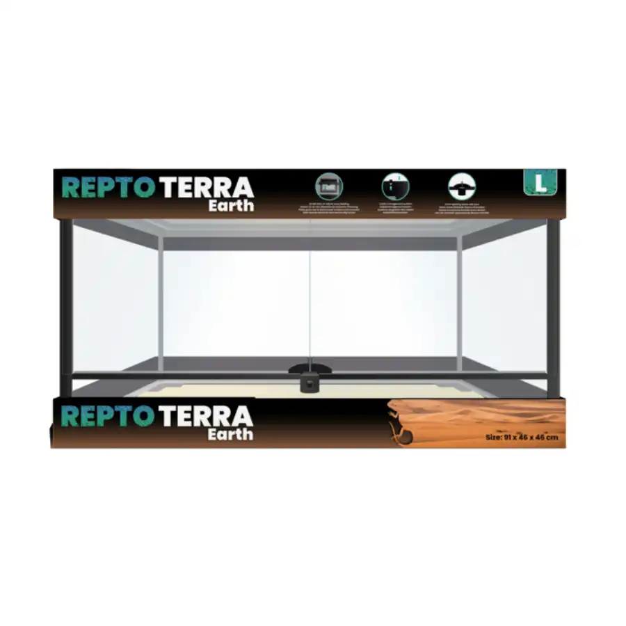 REPTO TERRA terrario de cristal universal - REPTO TERRA - Comparador de precios