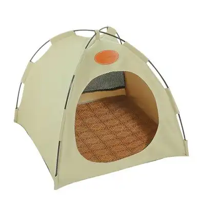UAMLY Tienda de campaña plegable para mascotas - beige - Uamly - Comparador de precios
