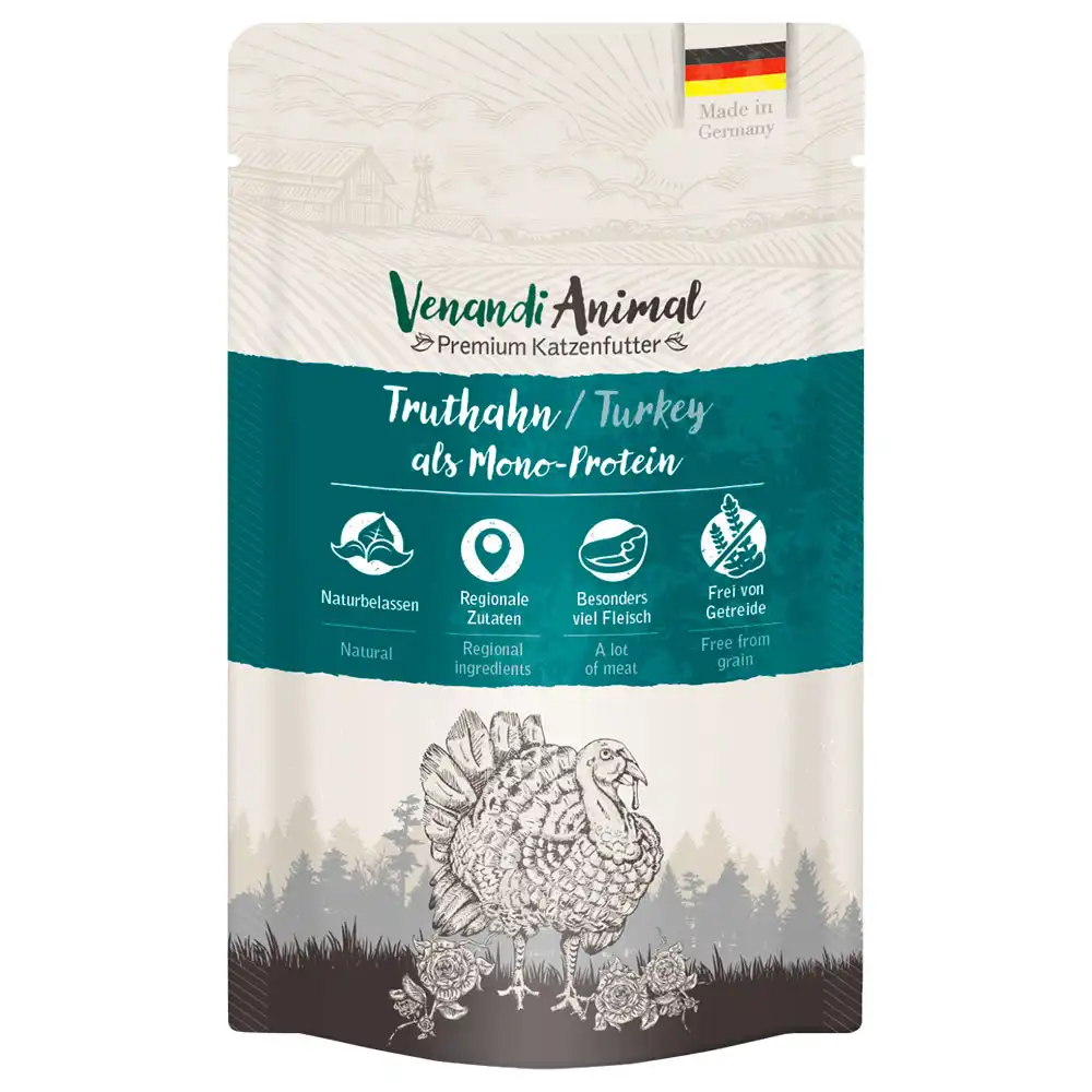 Venandi Animal Monoproteína 12 x 125 g - Pavo