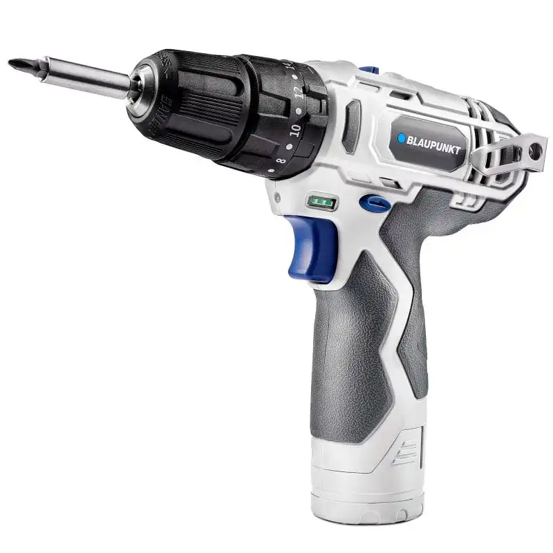 Blaupunkt CD4000 Taladro Atornillador/Percurtor + Bateria 12V + Cargador Rápido