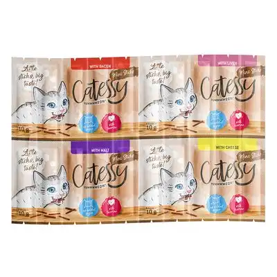 Catessy Mini-Sticks Mix 2 - 20 x 2 g con 4 sabores (bacon, hígado, malta, queso) - Catessy - Comparador de precios