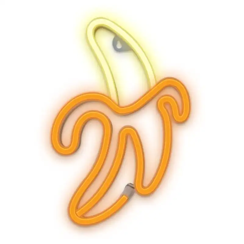 Forever Neon Led Light Banana White Yellow
