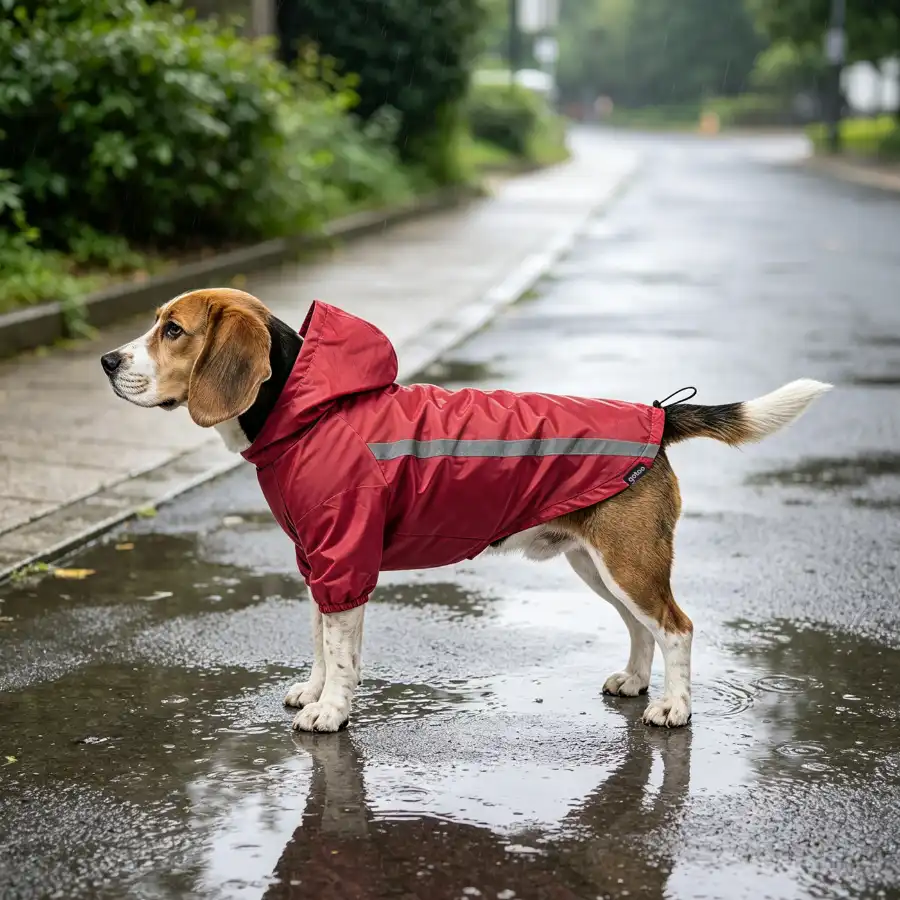 Gotoo Abrigo Impermeable Reflectante Rojo para perros S+ - Gotoo - Comparador de precios