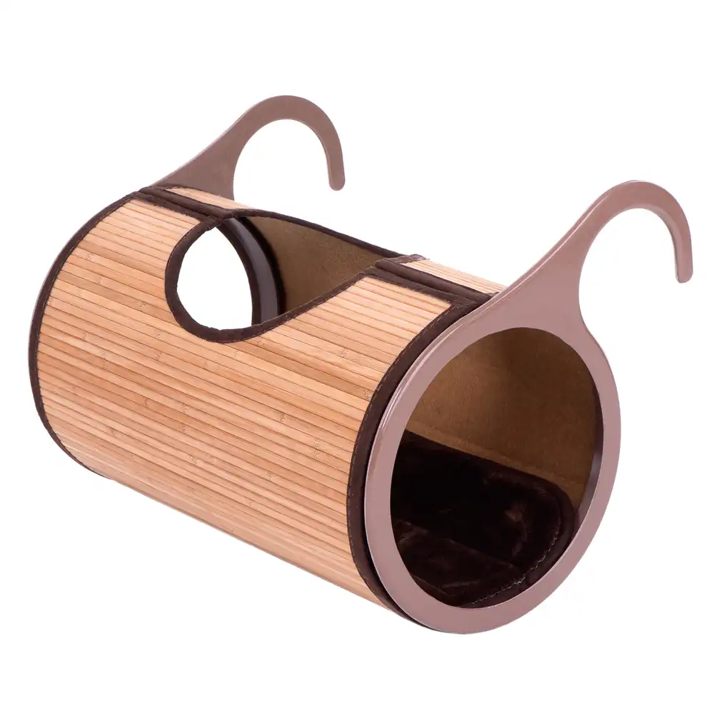Hamaca para el radiador Natural Retreat para gatos - Beige y marrón - bitiba - Comparador de precios