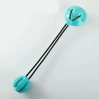 IntiMeg  para perros con pelota de ventosa y nudo - Bola verde - IntiMeg - Comparador de precios