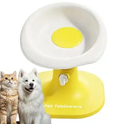 MCBOSON Comedero elevado para perros para aliviar fatiga cuello - Amarillo - AMARILLO - Mcboson - Comparador de precios