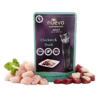 Nuevo Sobre Gato Adulto: Pollo Y Pato, 85 G