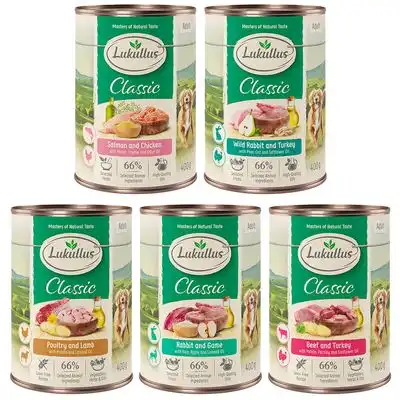 Oferta de prueba Lukullus 6 x 400 g - 6 x 400 g (5 variedades) - Lukullus - Comparador de precios