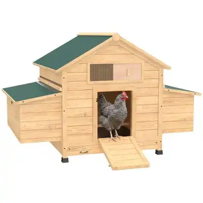 PawHut Gallinero de Madera - Amarillo - PawHut - Comparador de precios