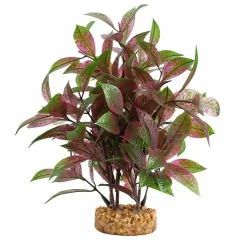 Planta artificial Ludwigia Roja 20 cm color Verde y Rojo - Fluval - Comparador de precios