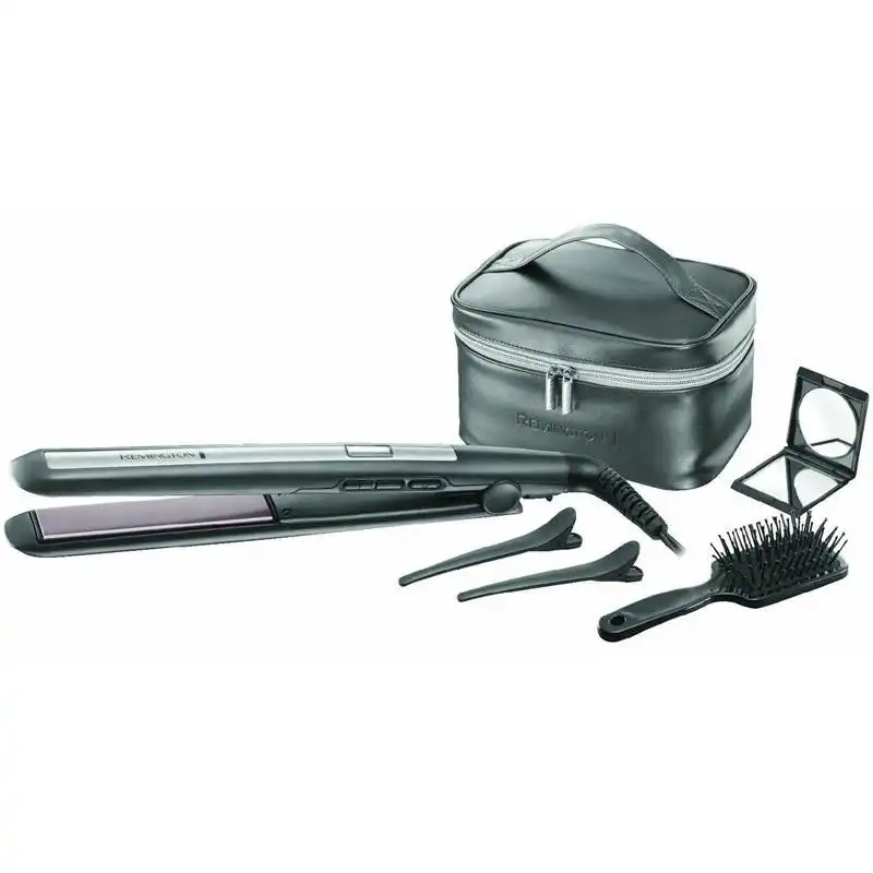 Remington S5506GP PRO Ceramic Titanium Plancha para el Pelo Negra