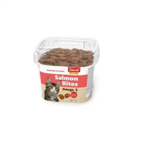 Sanal Sanal Gato Bote Salmon Bites 75 GR - Sanal - Comparador de precios