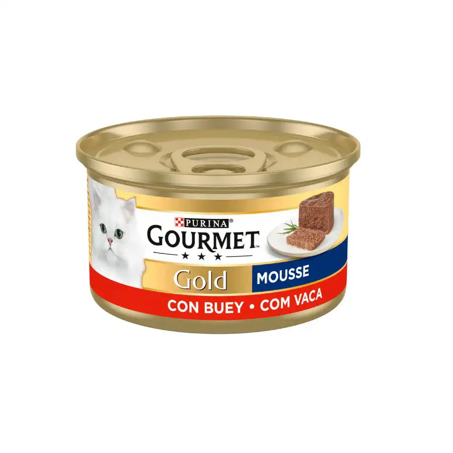 Gourmet Gold Buey selecto (Mousse) 85 gr.