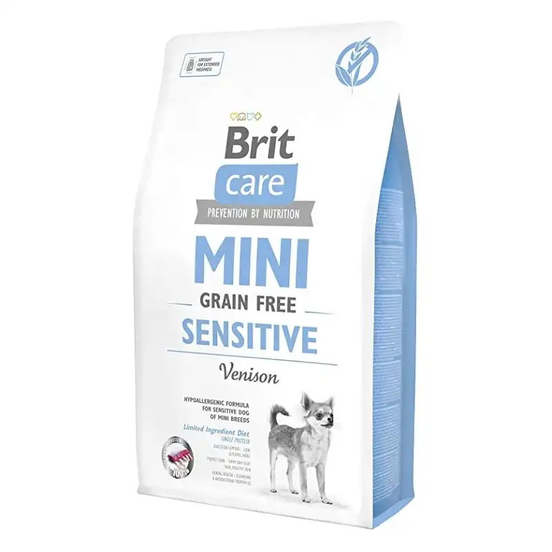 Brit care mini grain free sensitive pienso para perros, Peso 2 Kg
