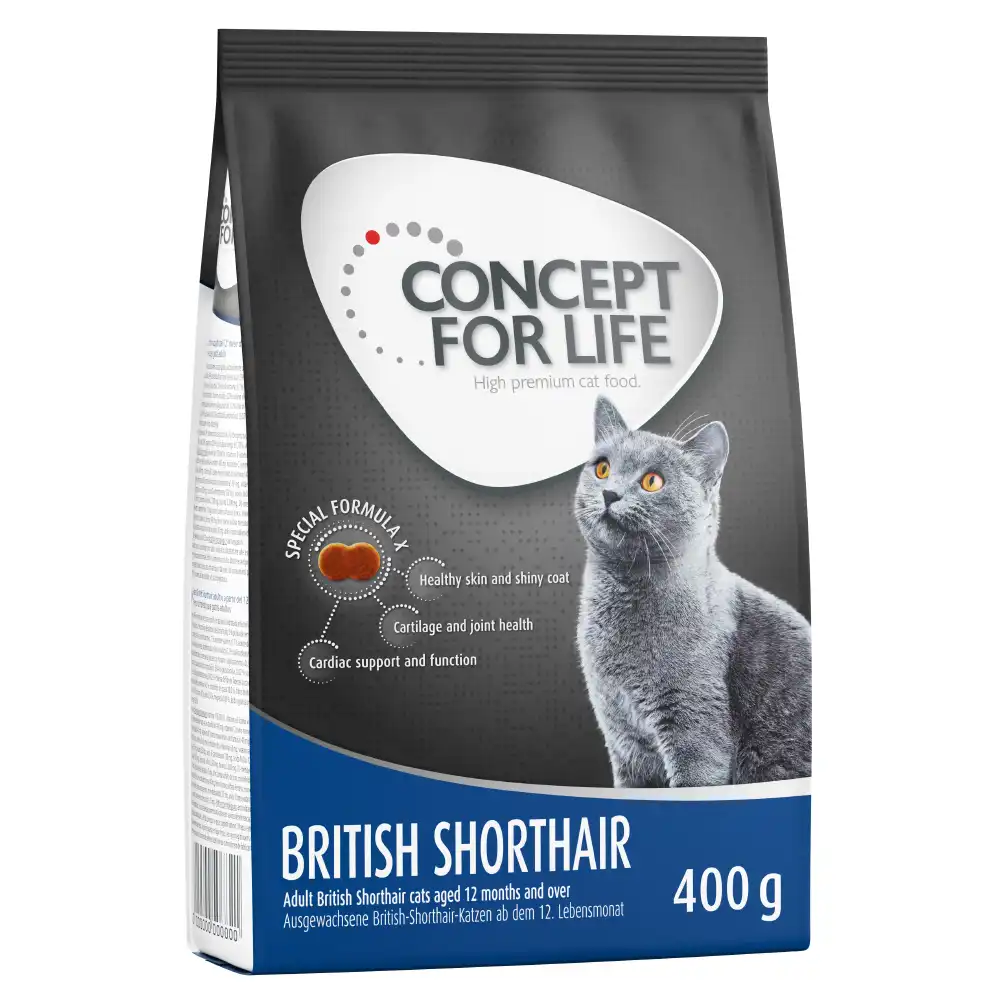 Concept for Life British Shorthair Adult - ¡Receta mejorada! - 400 g - Concept for Life - Comparador de precios