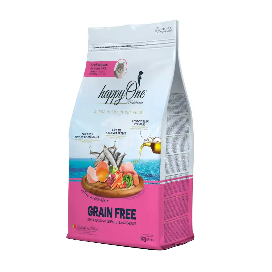 Happy One Mediterraneum Cat Sterilized Sardine 7 KG - Happy One - Comparador de precios