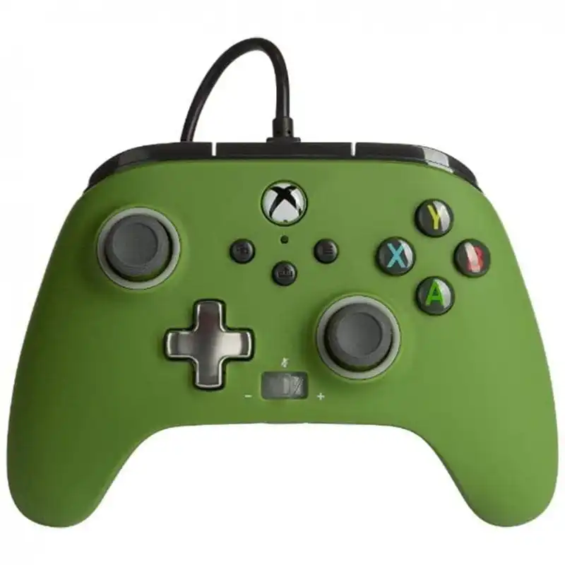 Power A Mando con Cable Verde Soldier para Xbox Series X / S / Xbox One / PC