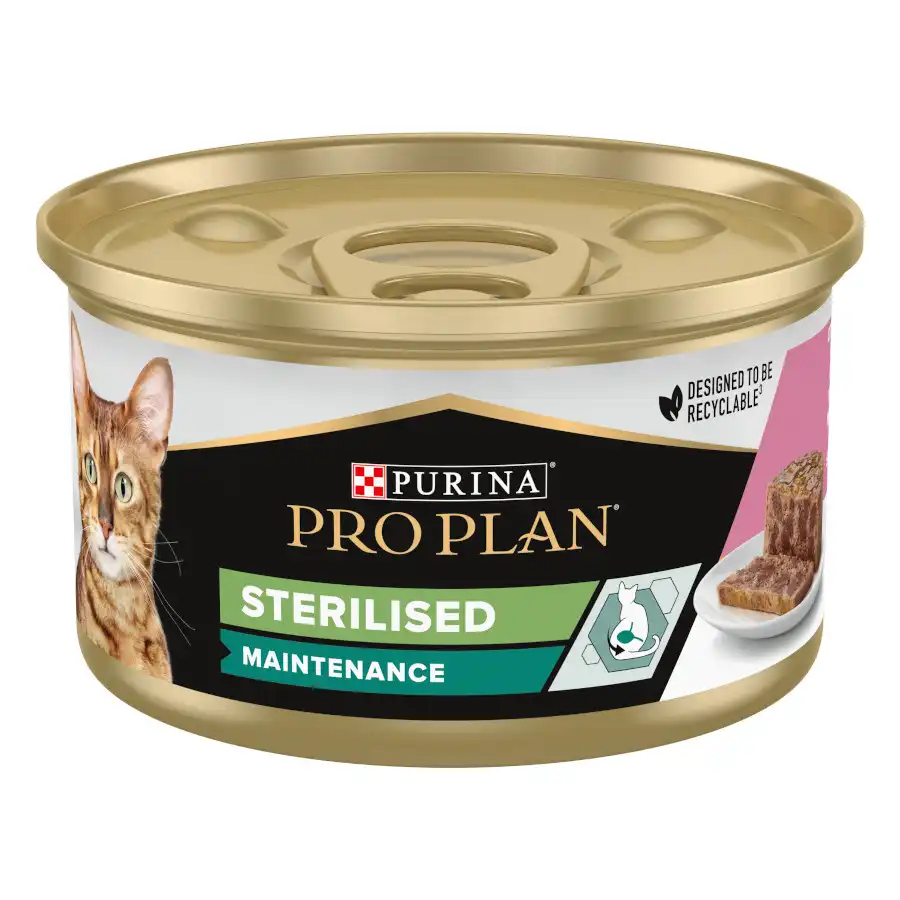 Pro Plan Sterilised Maintenance Terrina con atún y salmón para gatos - Pro Plan - Comparador de precios