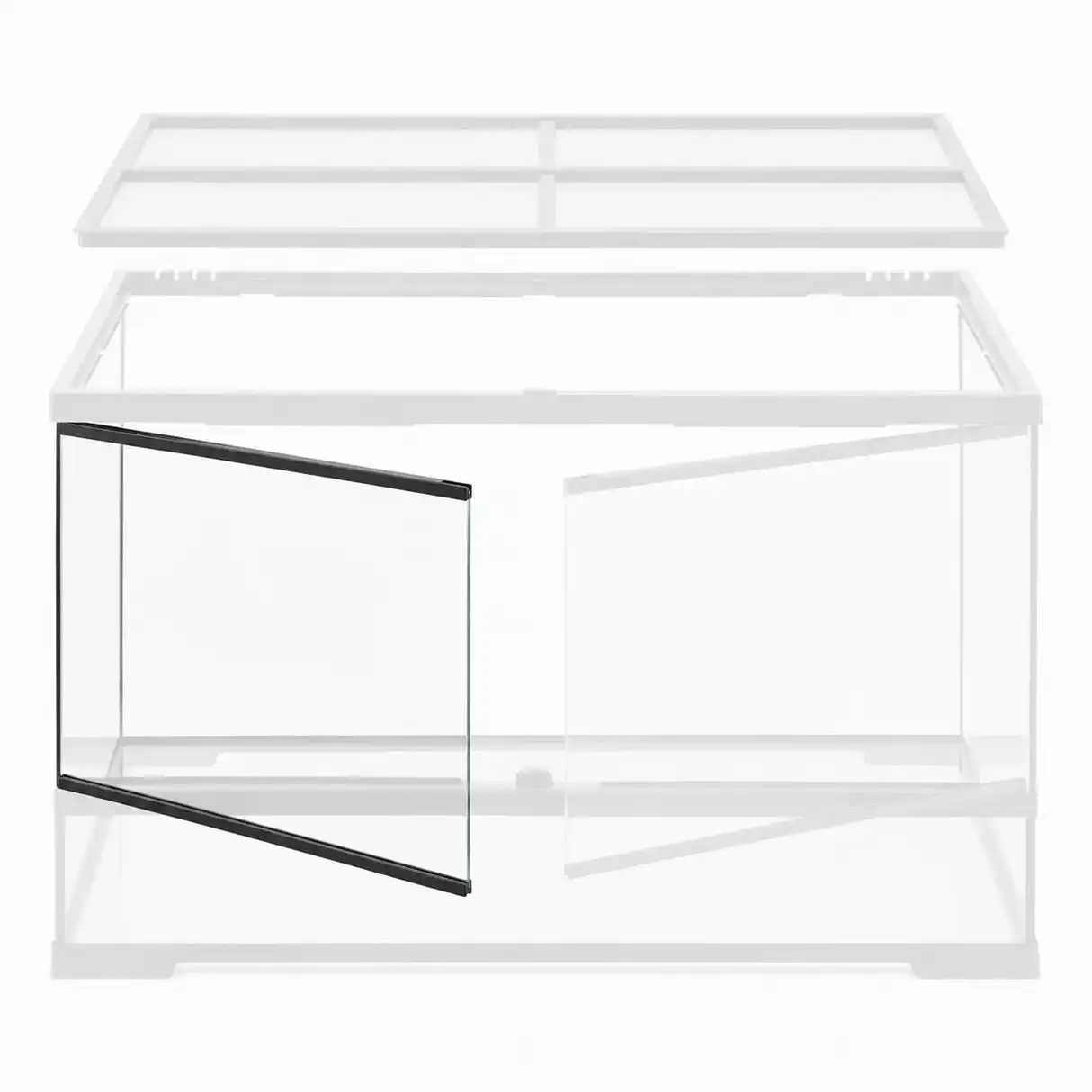 Puerta derecha repuesto Pro Terrarium de Cristal Exo Terra M 60x45x30 cm - 1,5x29,5x20,9 - Exo Terra - Comparador de precios