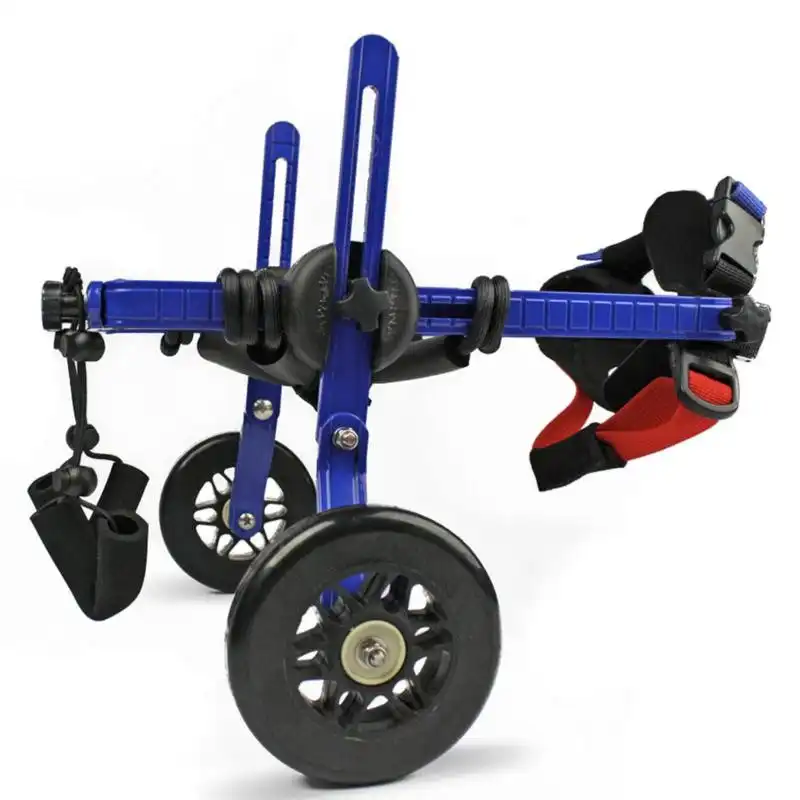 Silla de ruedas azul para perros 4-11 kg autoajustable - Ortocanis - Comparador de precios