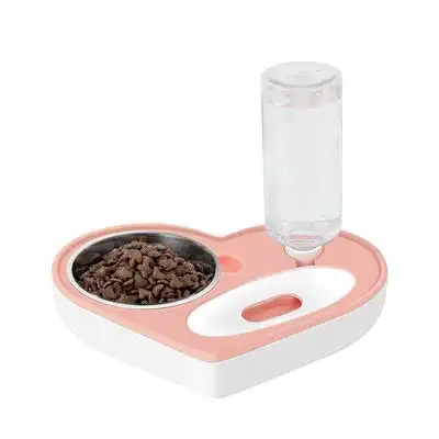 UAMLY Dispensador automático de comida y agua para gatos 2 en 1 - rosa - Uamly - Comparador de precios
