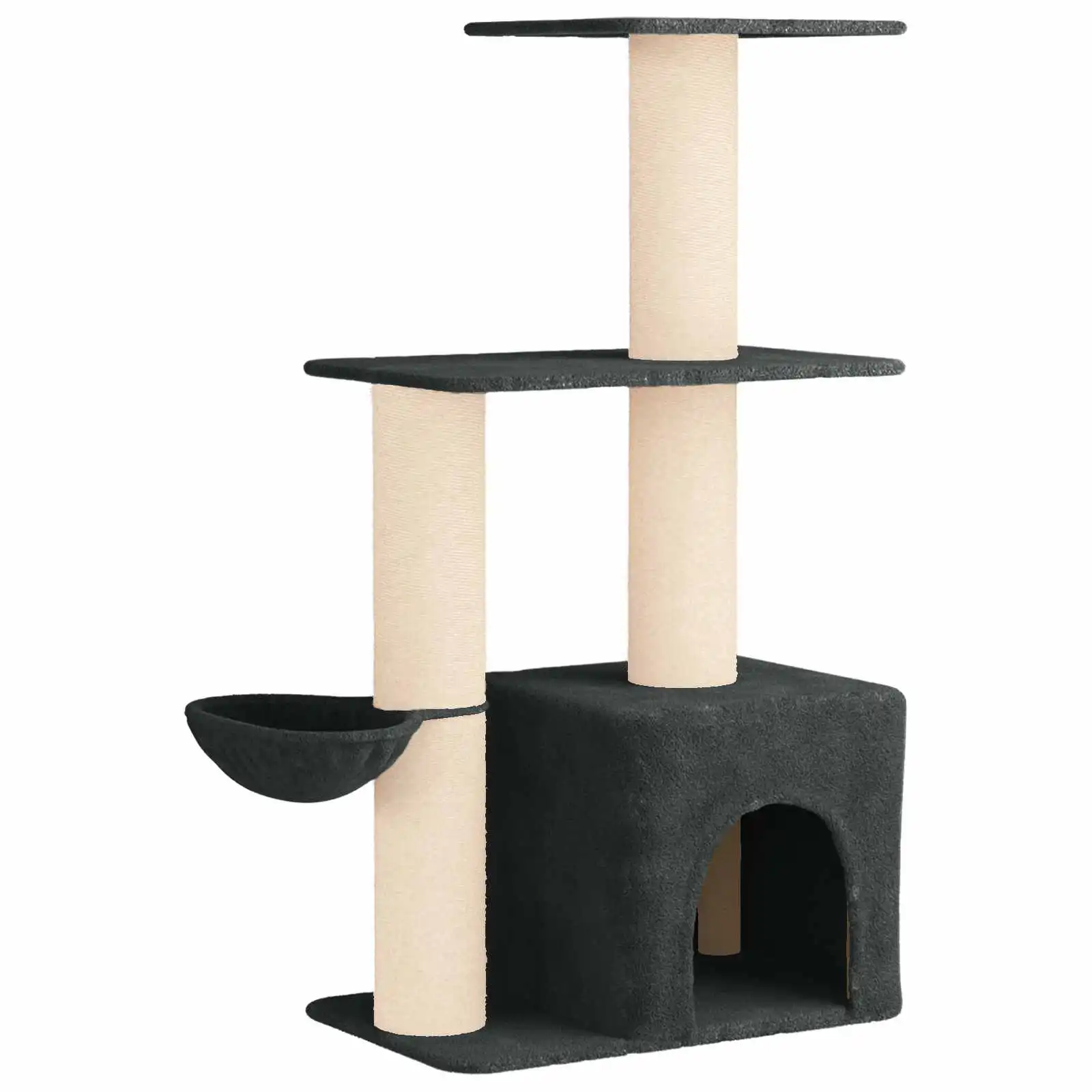 vidaXL Árbol para gatos con postes de sisal Árbol rascador Torre Gatos Juego - 133 cm - VIDAXL - Comparador de precios