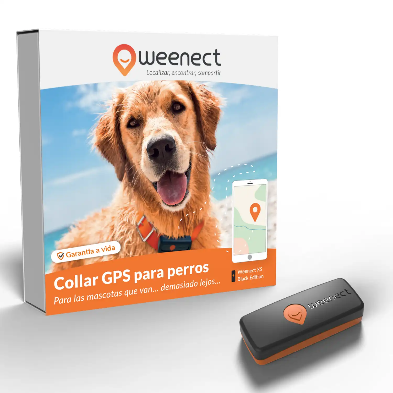 Weenect XS - GPS para perro (Negro) - WEENECT - Comparador de precios