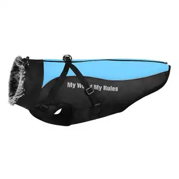 Abrigo Prime,para Perro Negro-azul 5xl