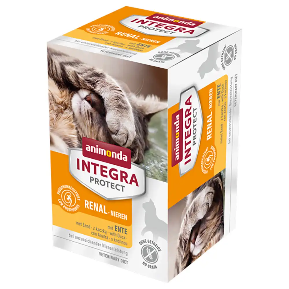 Animonda Integra Protect Adult Renal 6 x 100 g para gatos - Pato