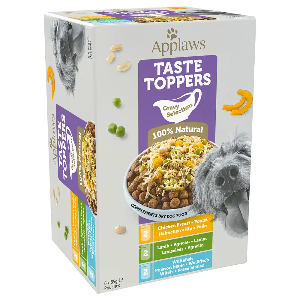 Applaws Taste Toppers en bolsitas para perros 6 x 85 g - Pack de prueba - Con salsa - Applaws - Comparador de precios
