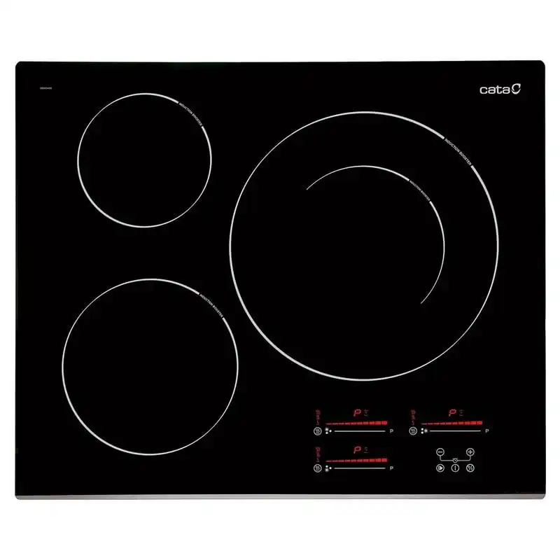 Cata INSB 6032 BK Placa de Inducción 3 Zonas 60cm Negra