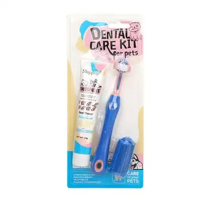 FurryFusion Kit de cepillo y pasta de dientes para perros y gatos - Artículo 1 - Furry Fusion - Comparador de precios
